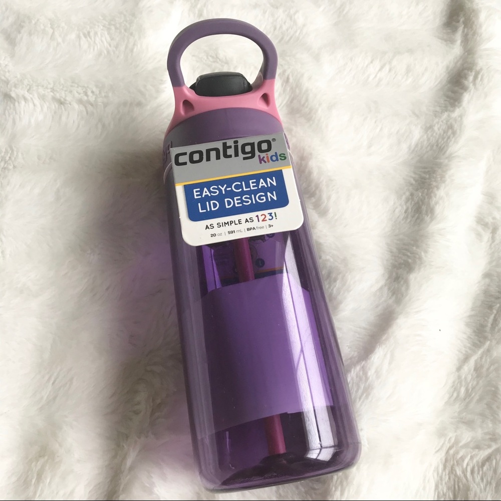 Contigo Kids Juniper Eggplant Bottle